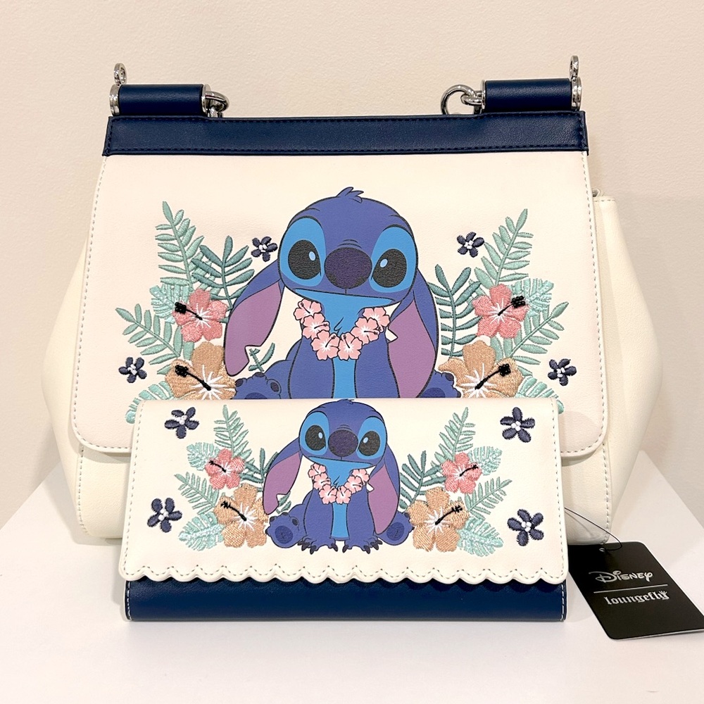 Loungefly Disney Lilo & Stitch Lei Handbag & Wallet